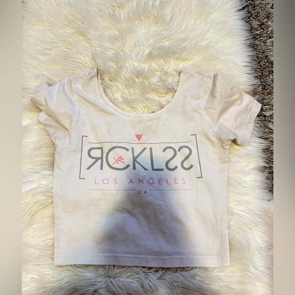 Young & Reckless Tops - White Crop Top